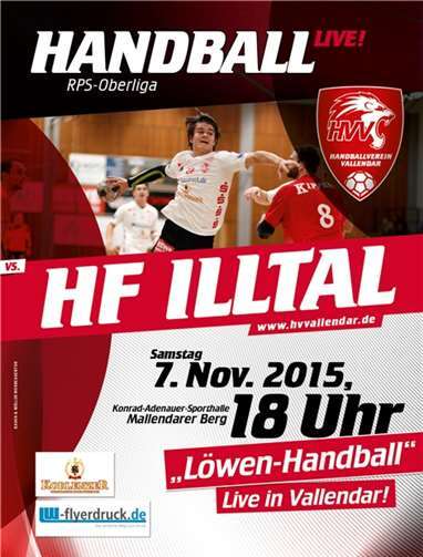 HV Vallendar empfängt die Handballfreunde aus Illtal 