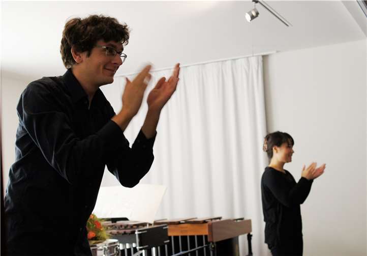 Das Publikum wurde selbst zum „Schlagzeug“ 