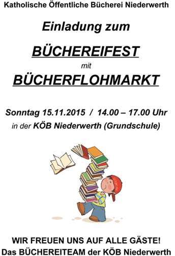 Fest und Flohmarkt in der Bücherei 