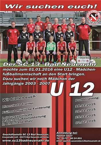 Neue Talente gesucht 