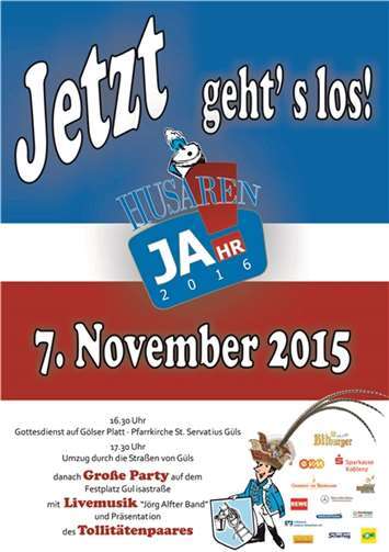 Güls ist Prinz - Husaren sind bereit für die Prinzensession 