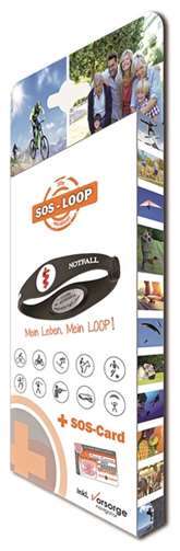 Kunststoffarmband kann Leben retten SOS-Loop kann Leben retten 
