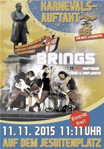 BRINGS kommt zum Jubiläum nach Koblenz 