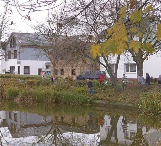 Weiherreinigung war ein Erlebnis