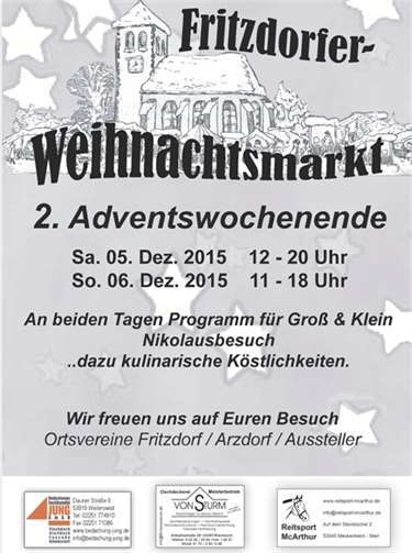 Weihnachtsmarkt in Fritzdorf