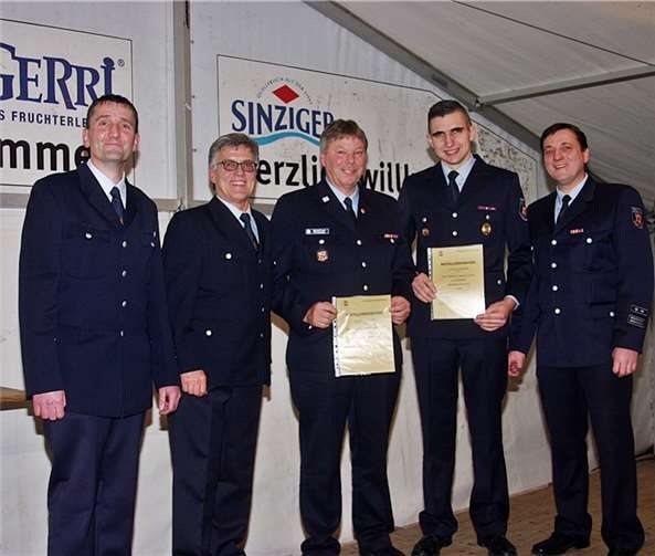 Ehrungen bei der Feuerwehr 
