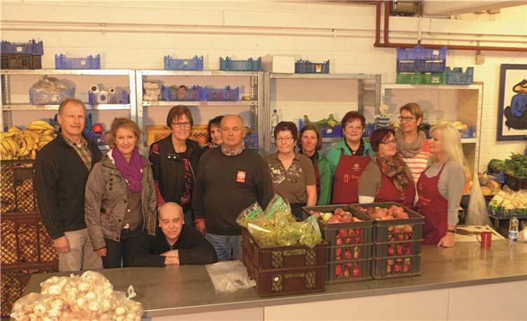 Staatssekretärin Heike Raab besucht die Tafel 
