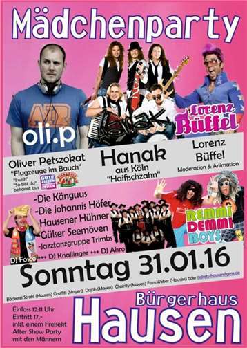 Party-Stimmung pur mit vielen Stars 