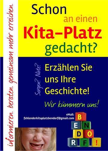 Eltern helfen bei Kita-Platz-Sorgen