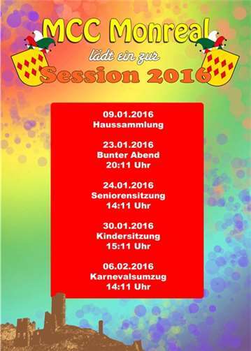 Fahrplan für die neue Session 