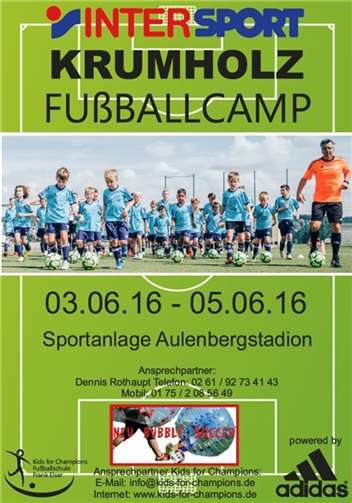 Das Intersport Krumholz Fußballcamp beim FC Urbar