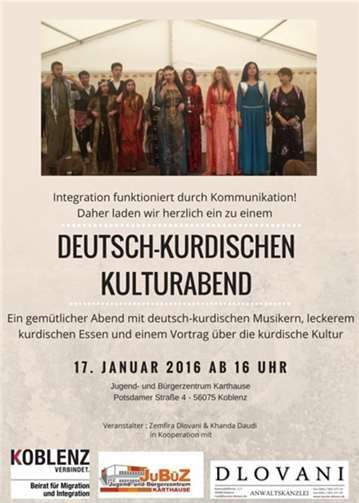 Deutsch-kurdischer Kulturabend im JuBüz 