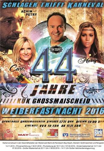 Schlager trifft Karneval