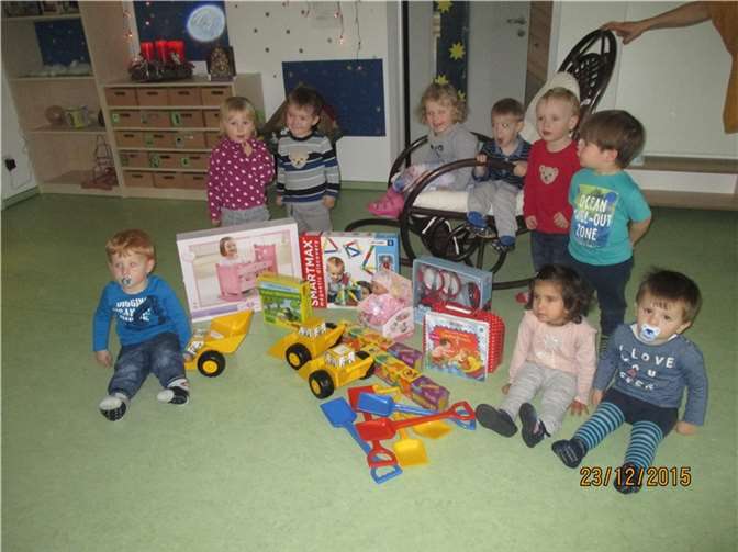 Bescherung in der Kita