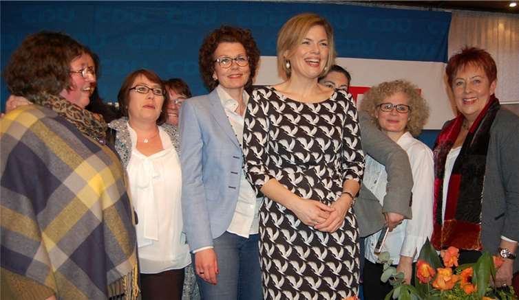 Ovationen für Julia Klöckner