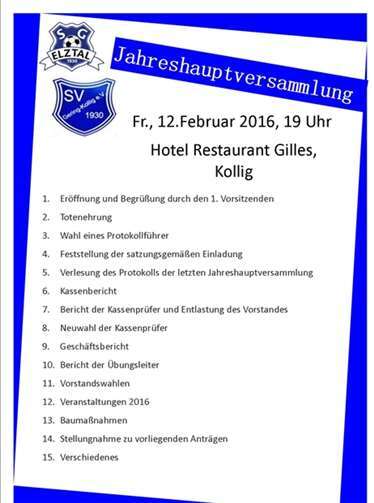 Die Vorbereitung ist in vollem Gange