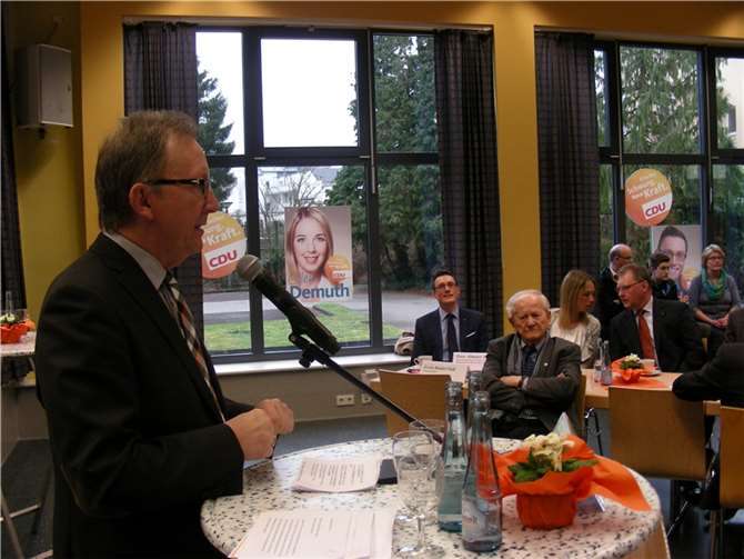 Peter Altmaier hielt eine flammende Rede 