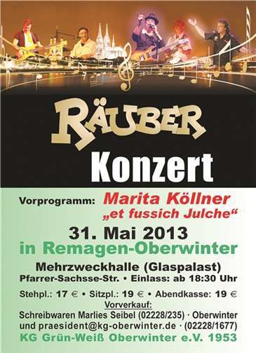 Abschluss einer Jubiläumssession - Die Räuber kommen