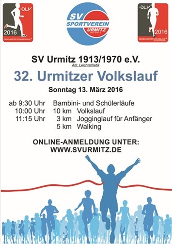 Urmitz erwartet viele Läufer beim 32. Volkslauf 