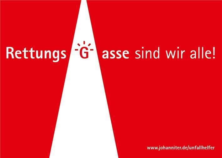 Aktion „Rettungs(G)asse sind wir alle!“ 