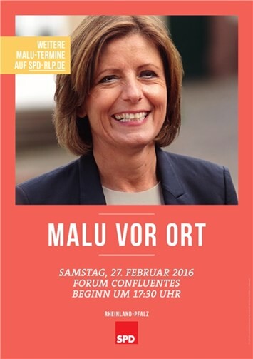 Malu Dreyer kommt ins Forum