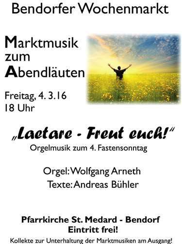 Marktmusik zum Abendläuten