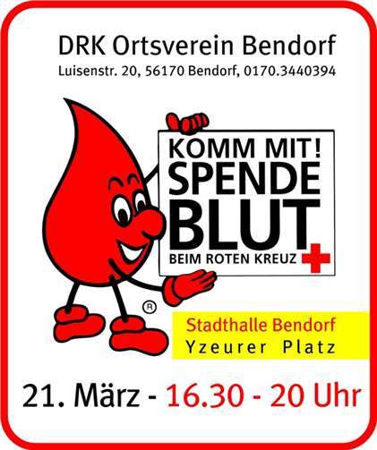 Blut spenden rettet Leben 