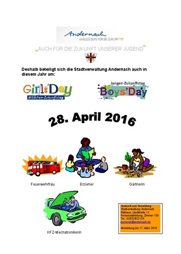 „Girls‘ und Boys‘ Day“ 
