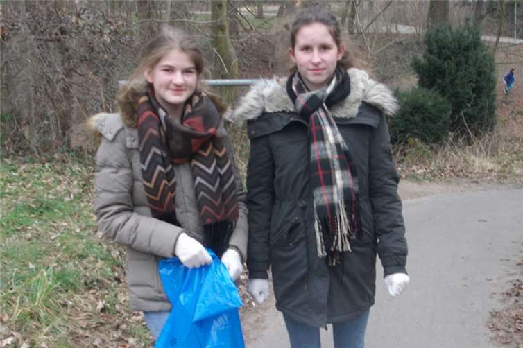 Toller Einsatz gegen den Müll im Stadtpark 