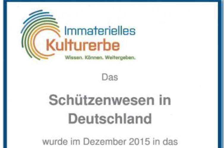 Schützenwesen nun immaterielles Kulturerbe
