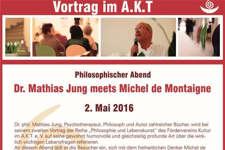 Dr. Mathias Jung meets Michel de Montaigne