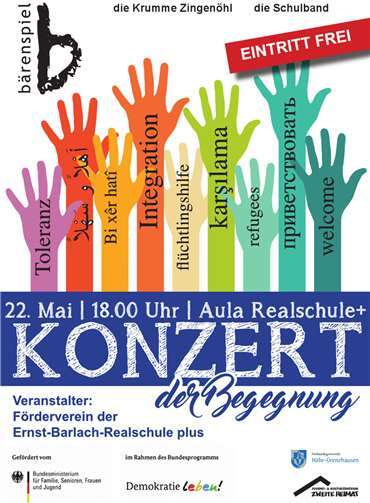 Bärenspiel und Realschul-Band beim „Konzert der Begegnung“ 