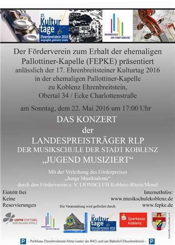 Konzert der Landespreisträger "Jugend musiziert"