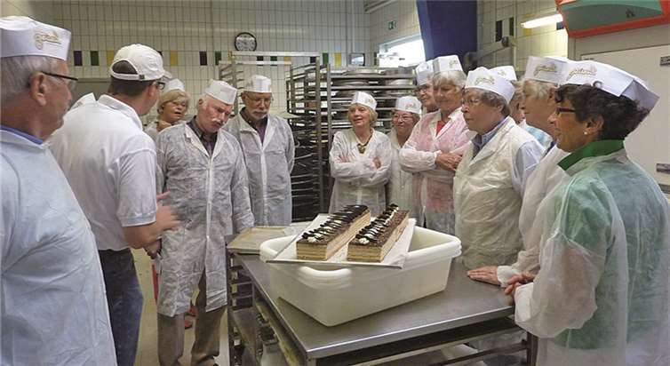 Mitglieder besuchten Großbäckerei 