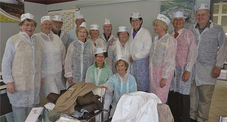 Mitglieder besuchten Großbäckerei 