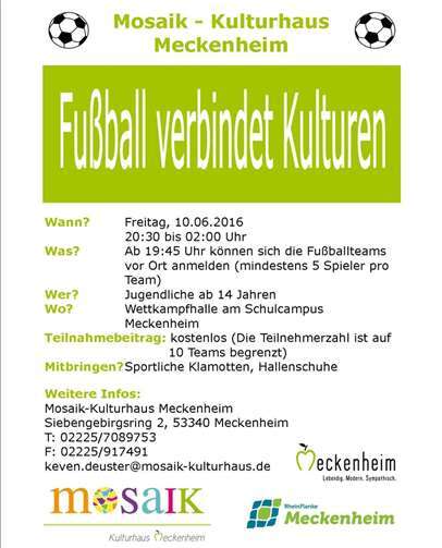 „Fußball verbindet Kulturen“