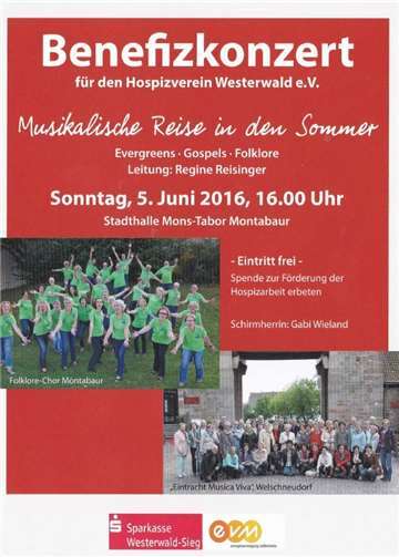Benefizkonzert für den Hospizverein Westerwald