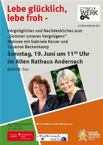 „Lebe glücklich, lebe froh“