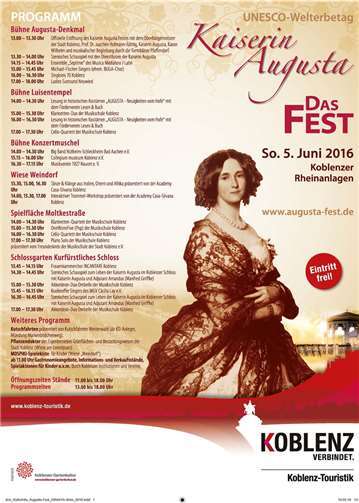 „Kaiserin-Augusta-Fest“ steigt am 5. Juni 