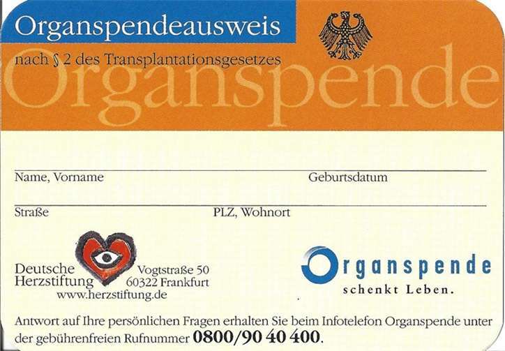 Für eine Organspende gibt es keine feste Altersgrenze 