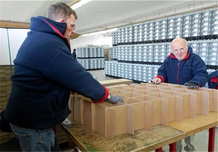 Caritas Werkstätten fertigen nach dem „Kanban-System“ 