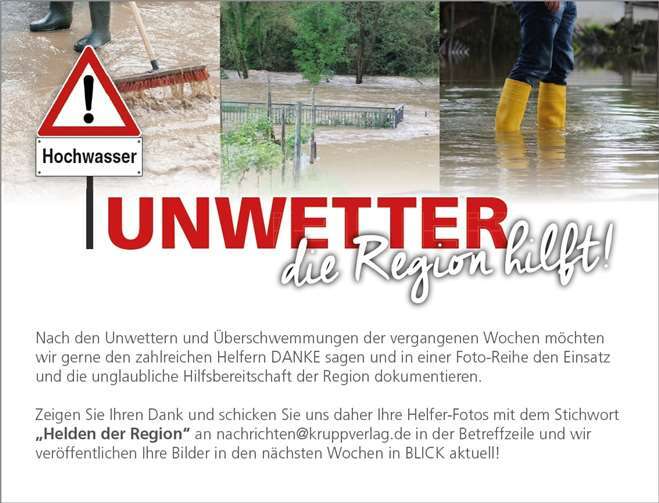 Ein Danke an die Helfer