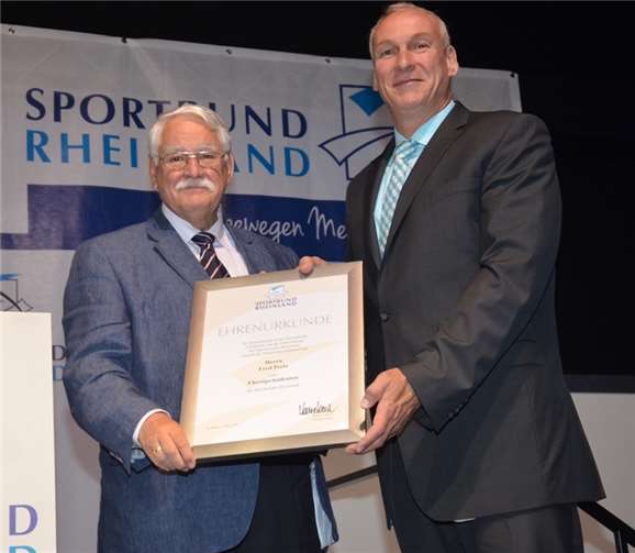 Fred Pretz ist Ehrenpräsident des Sportbundes Rheinland 