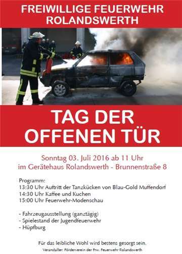 Feuerwehr öffnet die Tore 