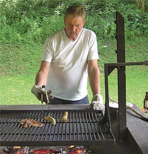 Familienfest mit schönem Wetter 
