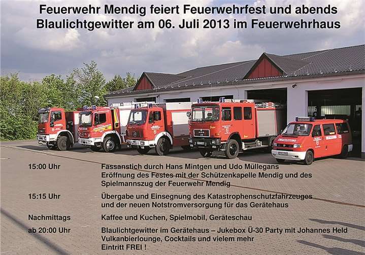 Viel los bei der Mendiger Feuerwehr 