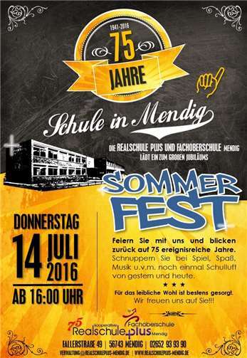 Jubiläums-Sommerfest 