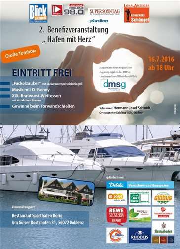 Die 2. Benefizveranstaltung „Hafen mit Herz“