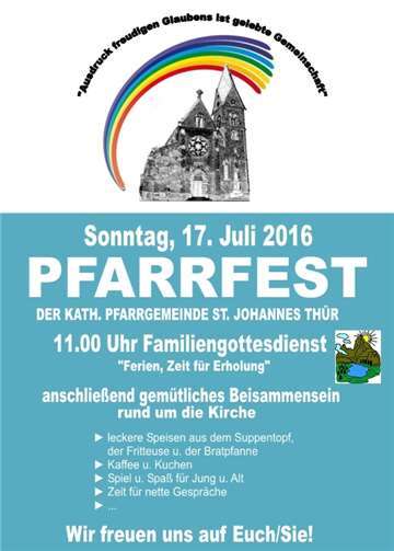 Einladung zum Pfarrfest