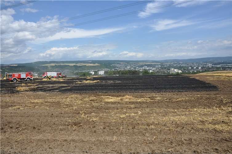 30.000 Quadratmeter Stroh gingen in Flammen auf! 